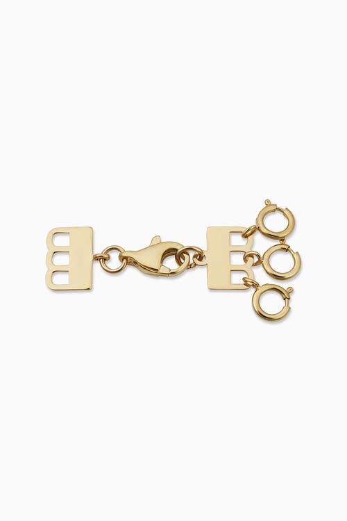 Oradina 14k Gold Layer Me Clasp In Yellow Gold