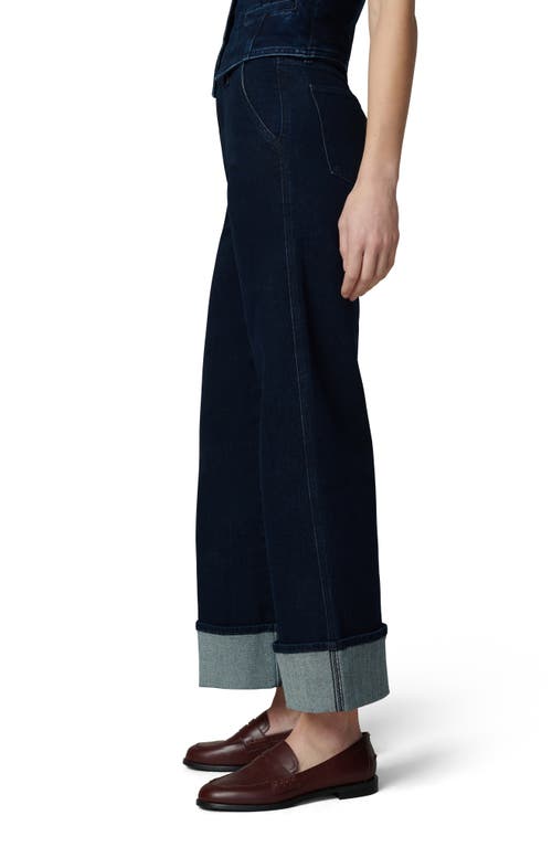 Shop Joe's The Trixie Cuffed Wide Leg Trouser Jeans In Dont Worry