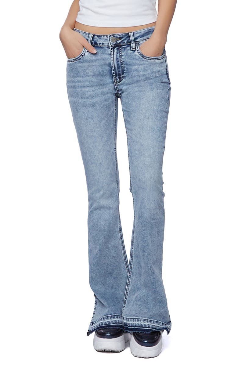 HINT OF BLU Slim Fit Flare Leg Jeans | Nordstrom