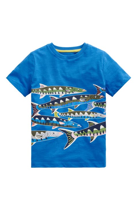 These three whales graphic T-shirt - Begbie Kids