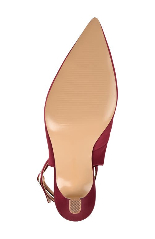 Journee Collection Marcella Pump In Wine