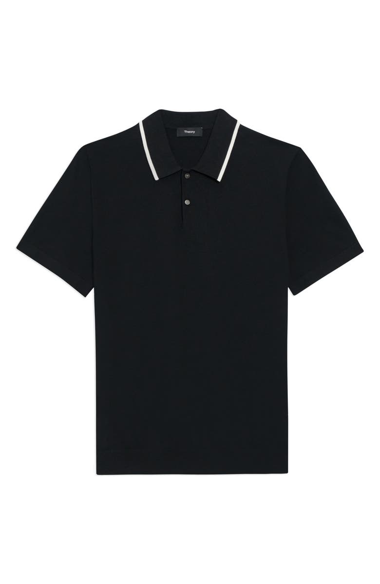 Theory Goris Tipped Solid Polo | Nordstrom