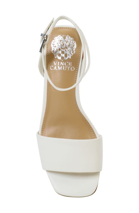 Shop Vince Camuto Carliss Ankle Strap Sandal In Coconut Cream