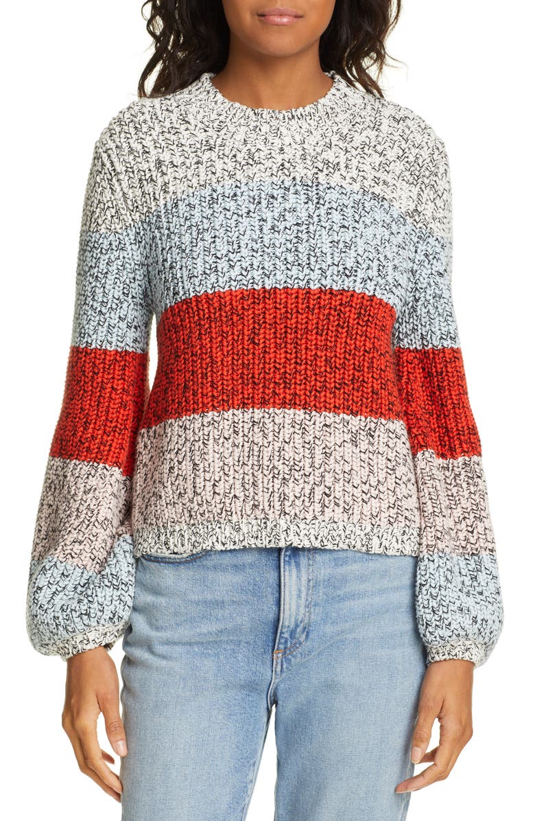 La Ligne Chunky Crop Cotton Sweater | Nordstrom