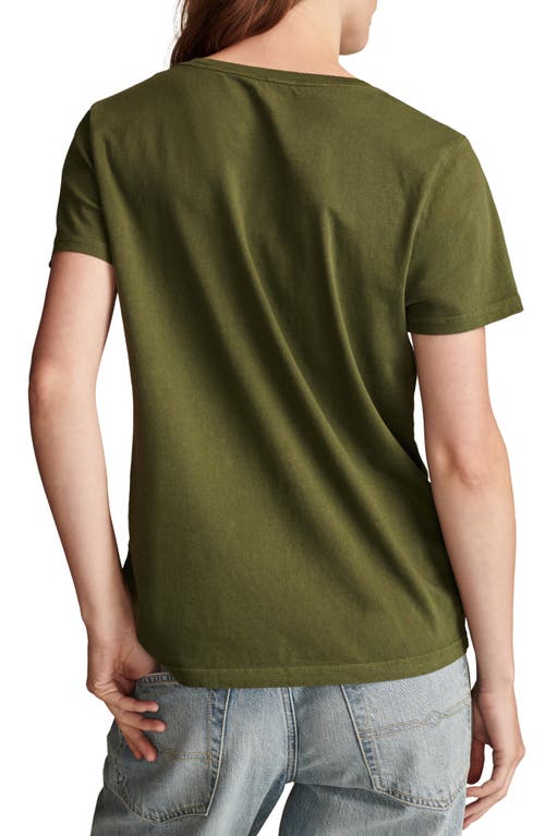 LUCKY BRAND LUCKY BRAND LIBRA SCALES STUDDED GRAPHIC T-SHIRT