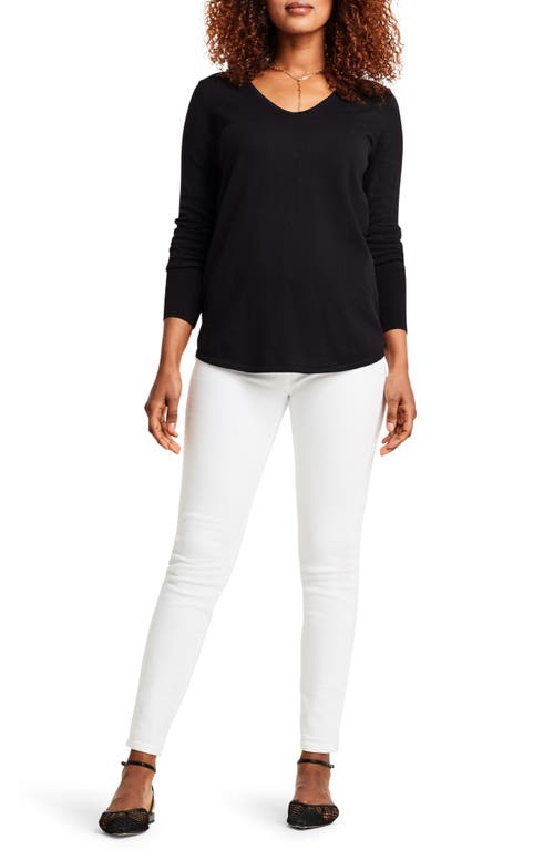 Nic + Zoe Vital V-neck Pullover In Black Onyx
