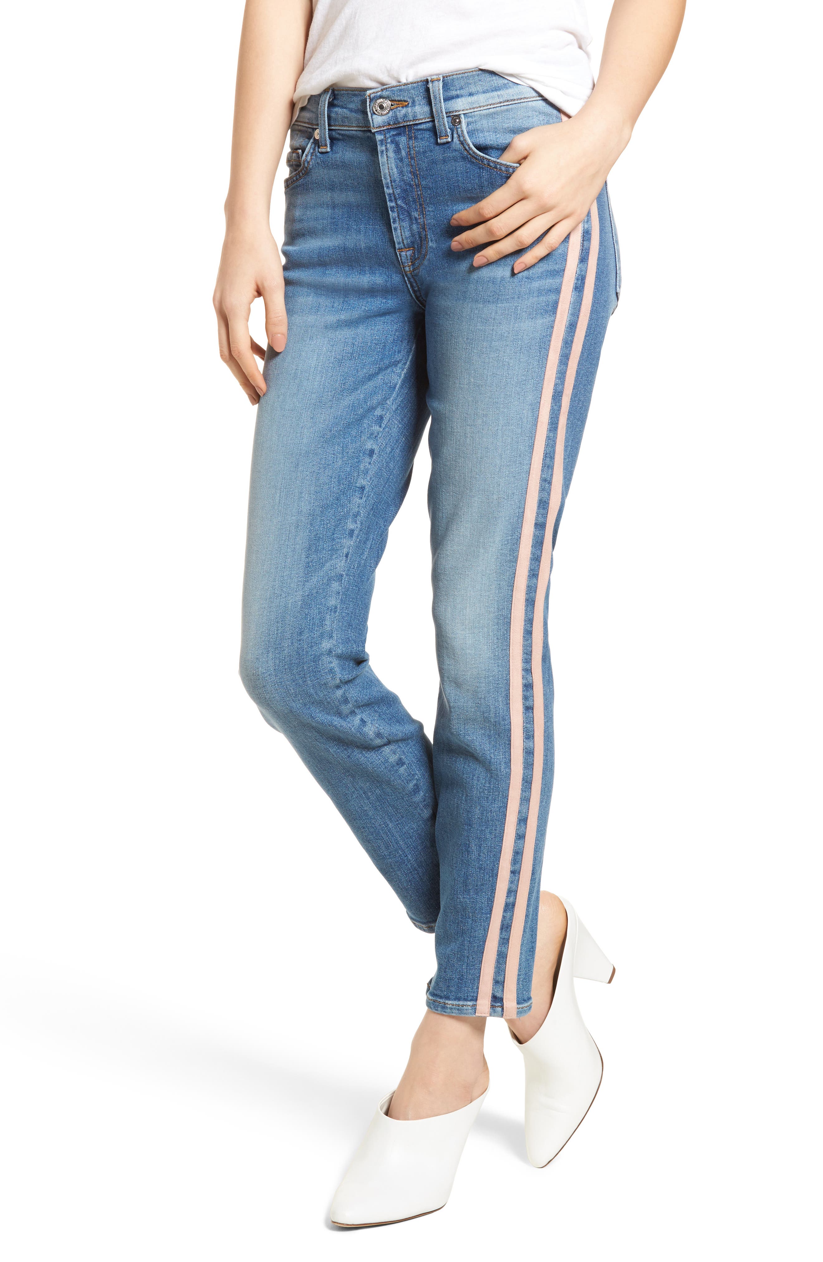 7 for all mankind pink jeans