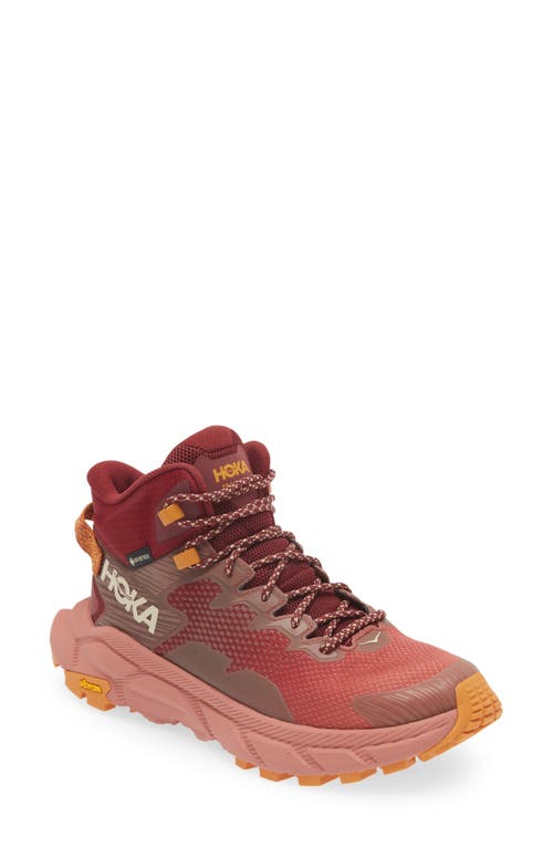 Hoka Trail Code Gore-tex® Hiking Boot In Hot Sauce/earthenware