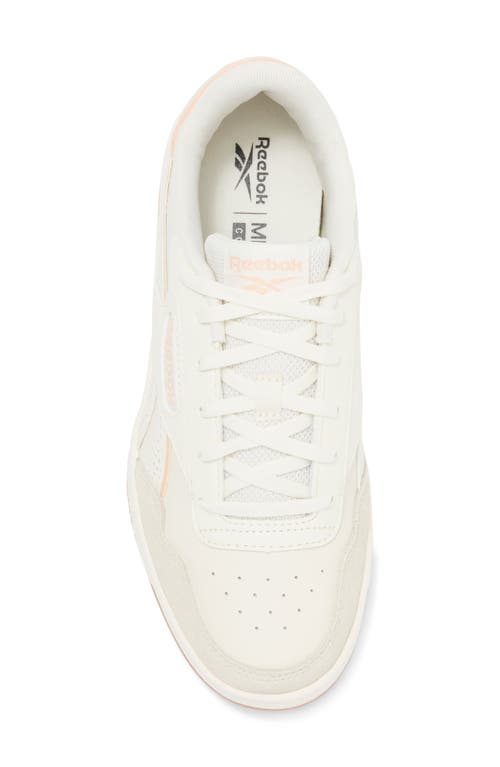 Shop Reebok Court Advance Sneaker In Chalk/pink/utility Brown