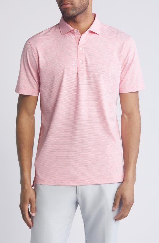 Johnnie-o Lyndon Classic Fit Polo In Pink
