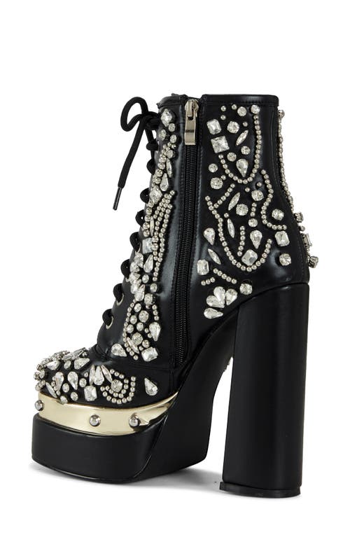 Shop Azalea Wang Lilybell Platform Bootie In Black