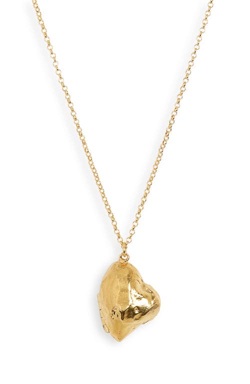 Alighieri The Flame of Desire Locket Necklace in Gold
