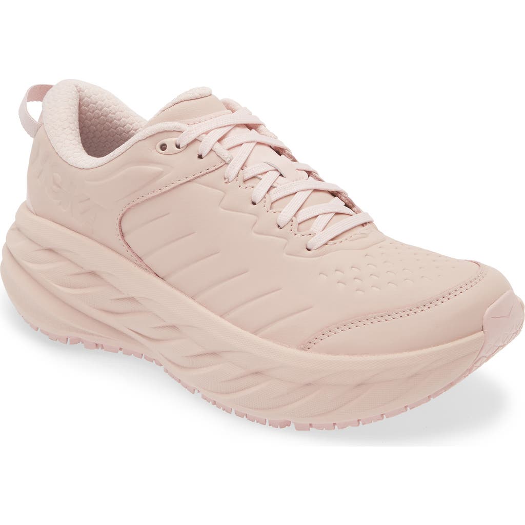 Hoka Bondi Sr Water Resistant Running Shoe In Pink