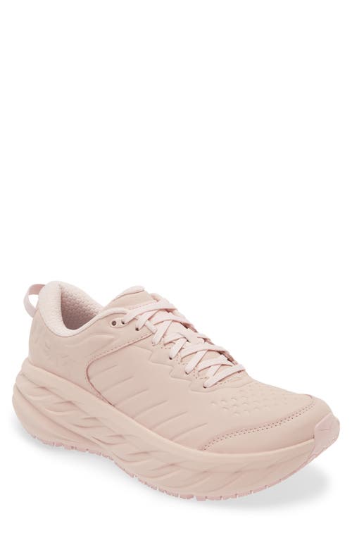Hoka Bondi Sr Water Resistant Running Shoe In Pink
