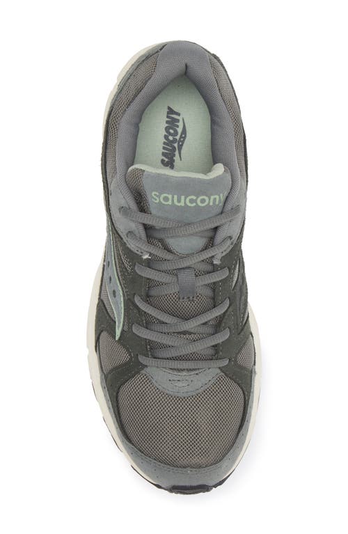 Shop Saucony Grid Ride Millennium Sneaker In Olive/off White