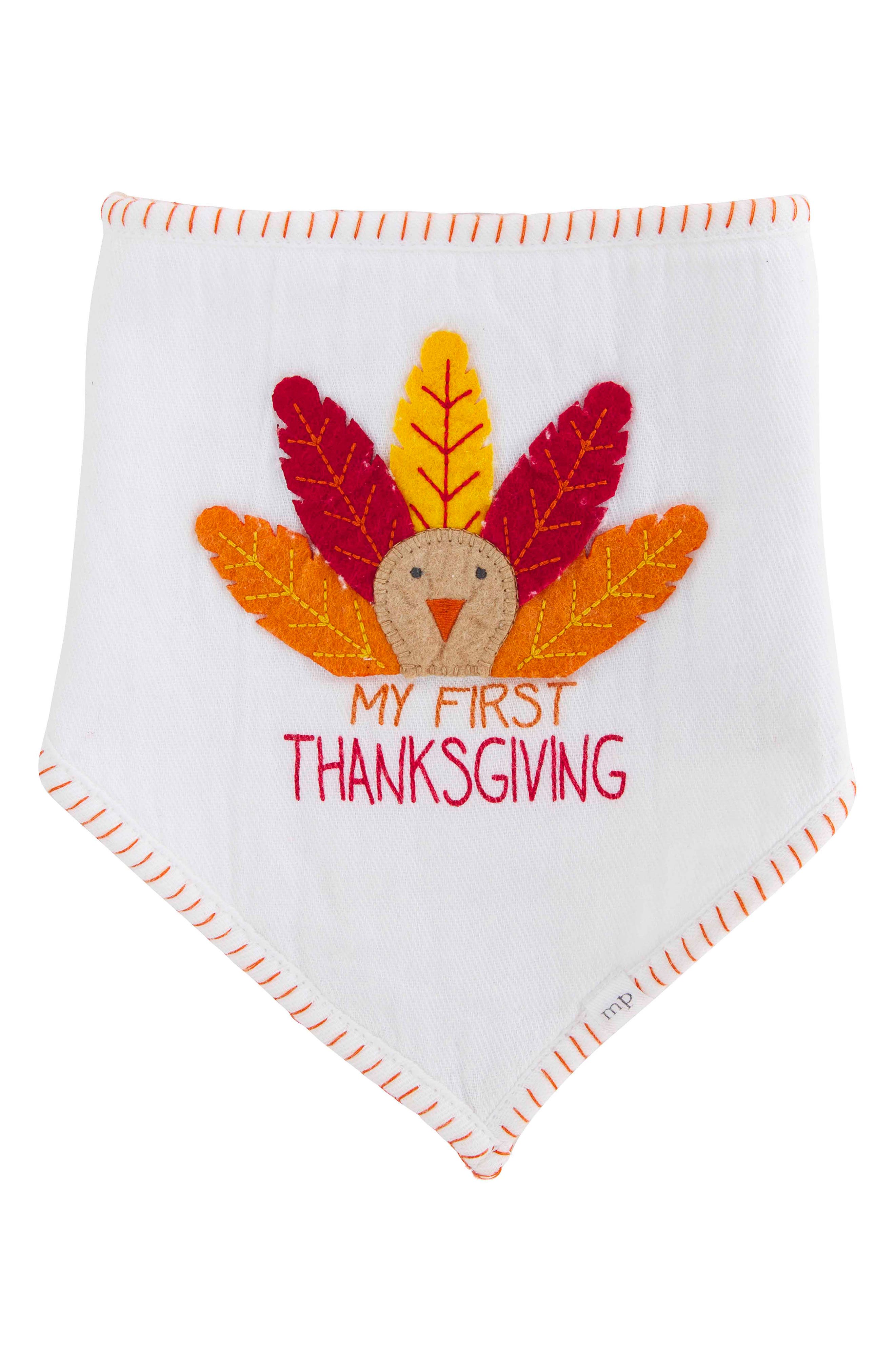 Mud Pie Baby Boy Thanksgiving Shirt - "Feast Mode" Football Turkey Long Sleeve Tee