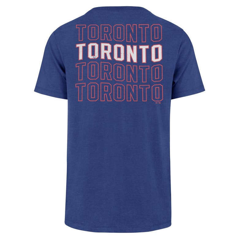 Shop 47 ' Royal Toronto Blue Jays Hang Back Franklin T-shirt