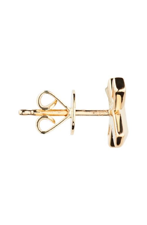 Shop Dana Rebecca Designs Reese Brooklyn Diamond X-stud Earrings In Yellow Gold/diamond