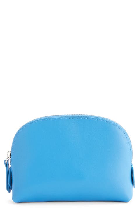 nordstrom royal blue velvet make up bag Fancy Geometrical Pattern