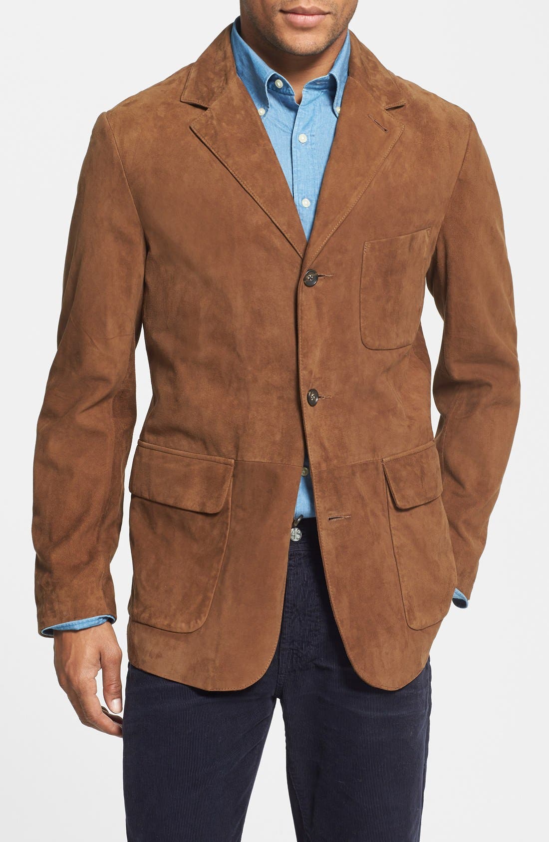Golden Bear Classic Fit Suede Sport Coat Nordstrom