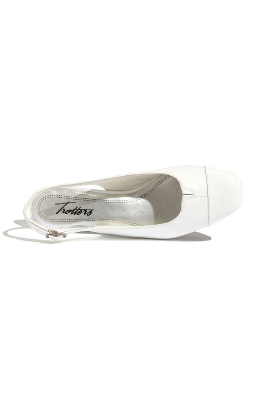 Trotters 'dea' Slingback In White