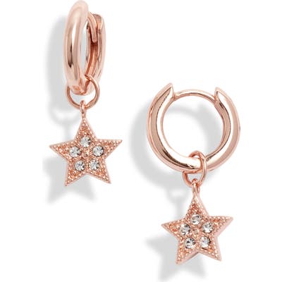 Olivia Burton Celestial Star Charm Huggie Hoop Earrings