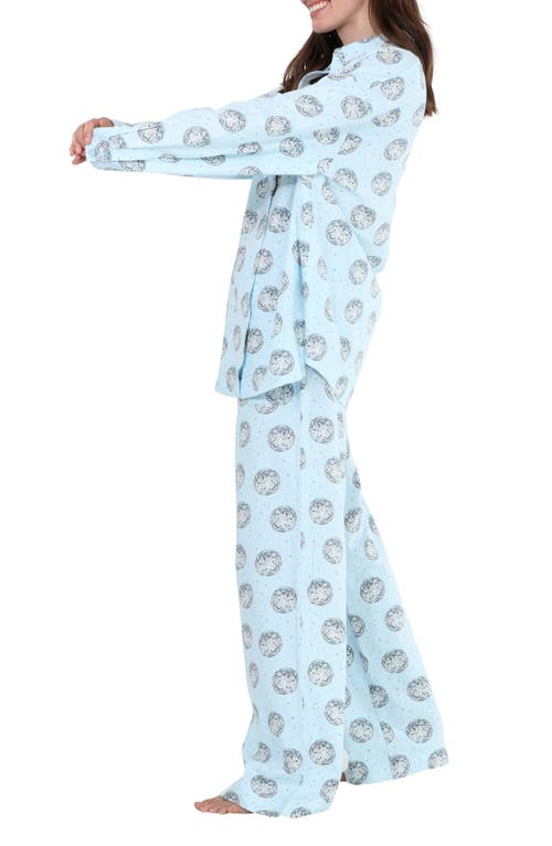 Honeydew Golden Hour Cotton Twill Pajamas In Tinsel Disco Balls