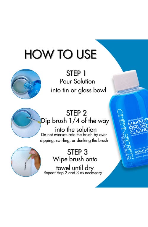 CINEMA SECRETS CINEMA SECRETS MAKEUP BRUSH CLEANER