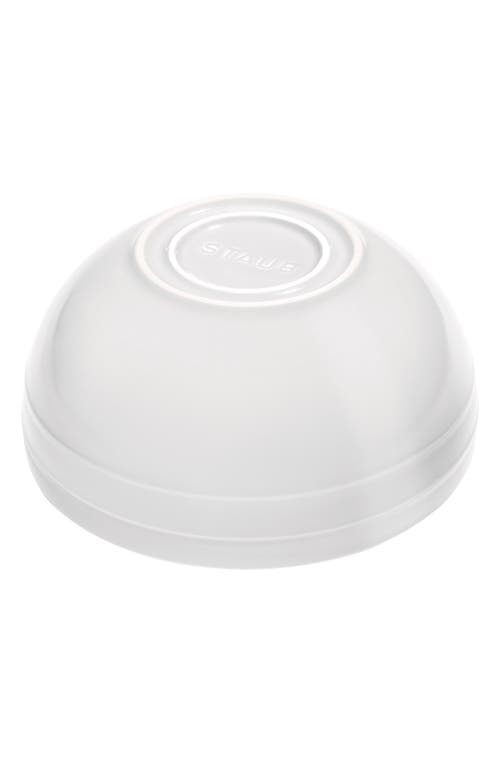 Staub Ceramics 2-piece Nesting Mixing Bowl Set In White