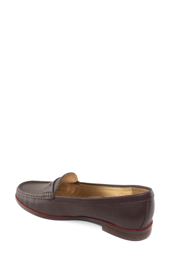 Marc Joseph New York East Village Penny Loafer In Brown Grainy