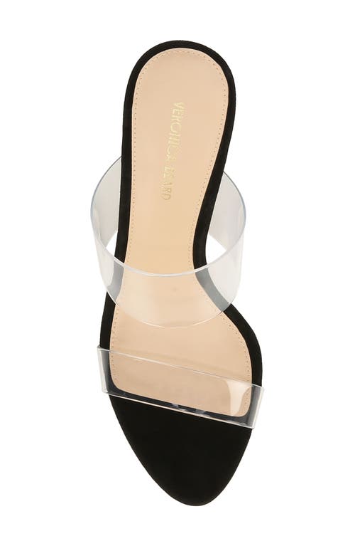 Veronica Beard Asha Sandal In Black/clear
