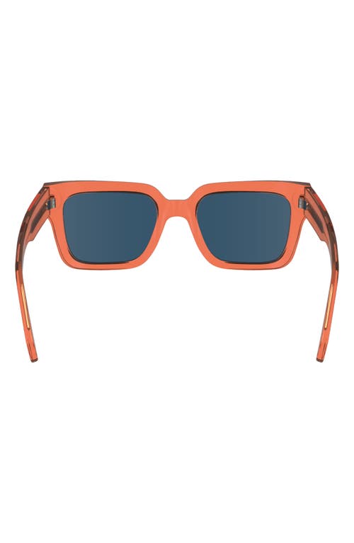 Shop Paul Smith Kenton 52mm Rectangular Sunglasses In Coral