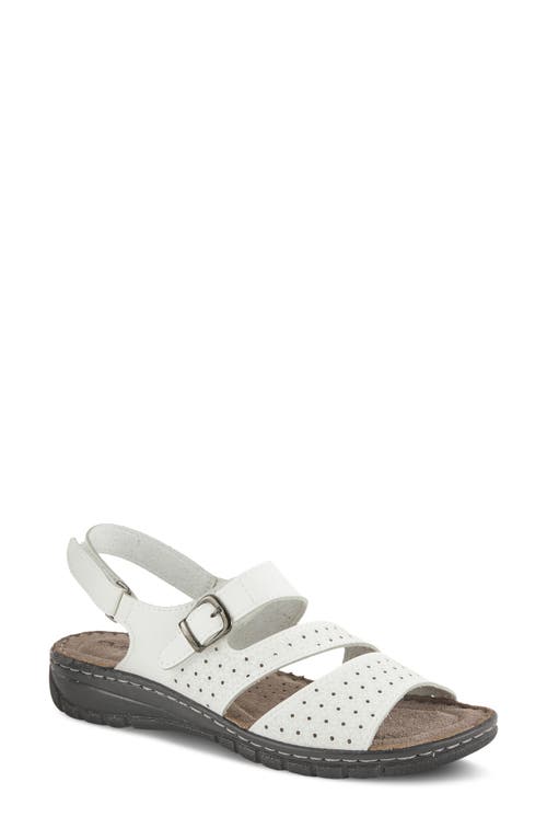 Shop Flexus By Spring Step Harinna Slingback Sandal In White