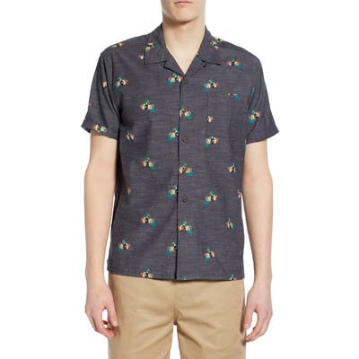 Hurley Canopy Print Shirt, Grey