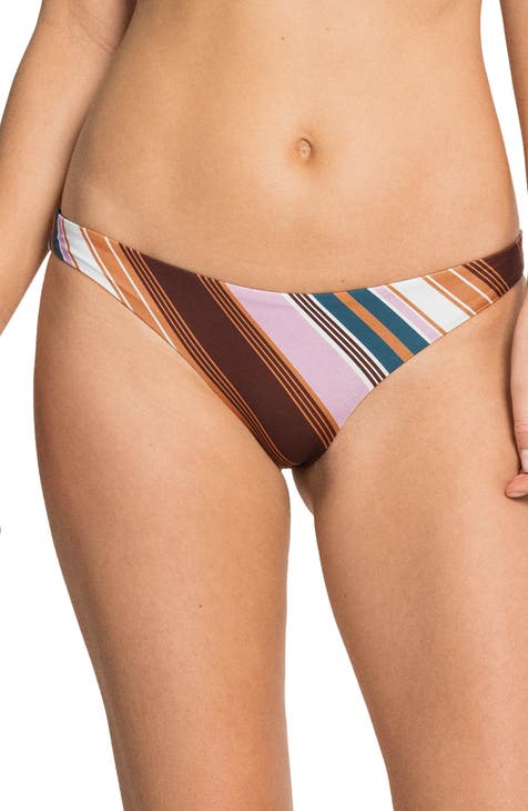 Bayadere Stripe Flirt Reversible Bikini Bottoms