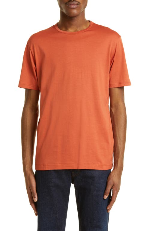 Sunspel Crewneck T-Shirt Burnt Sienna at Nordstrom,