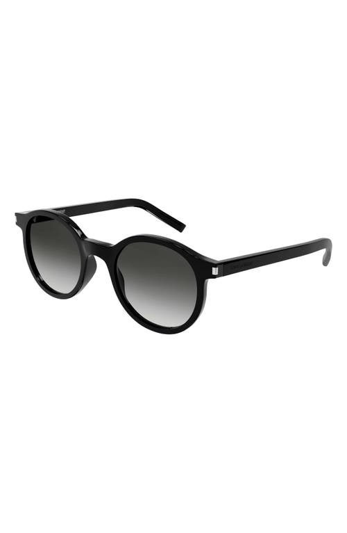 UPC 889652377858 product image for Saint Laurent 50mm Phantos Sunglasses in Black at Nordstrom | upcitemdb.com