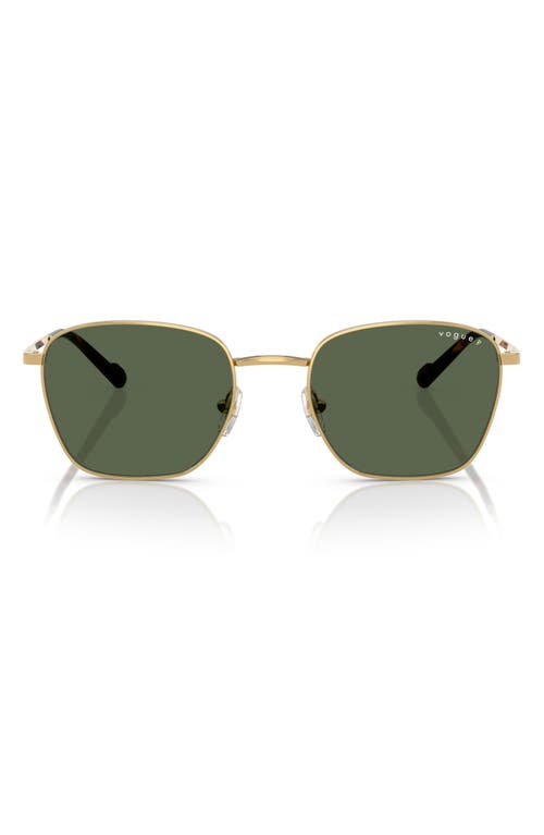 VOGUE 53mm Pillow Sunglasses in Gold 