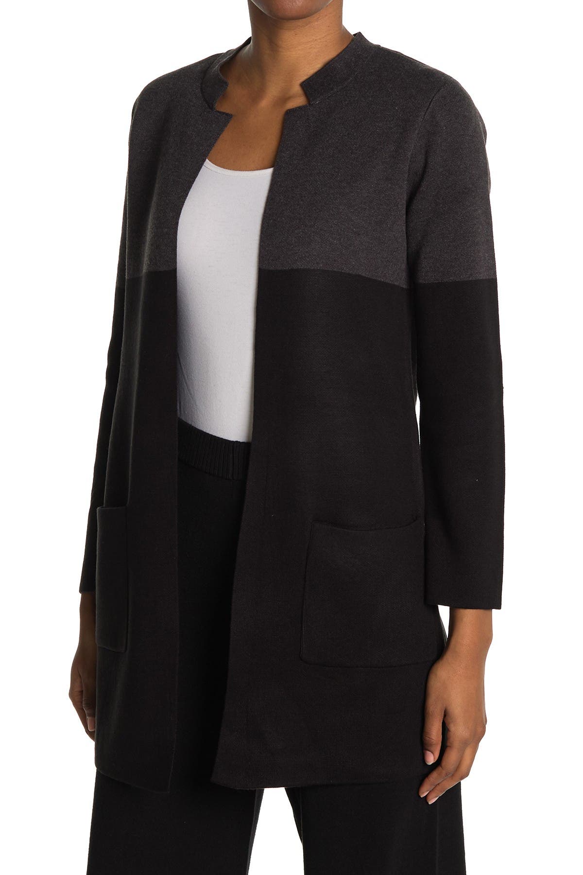 anne klein black cardigan