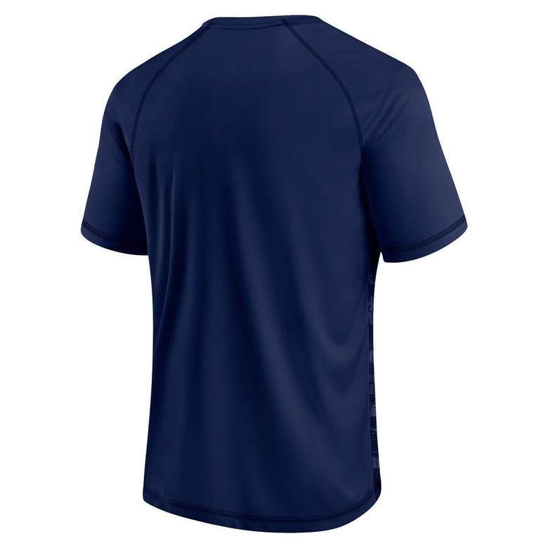 Shop Fanatics Branded Navy Dallas Cowboys Hail Mary Raglan T-shirt