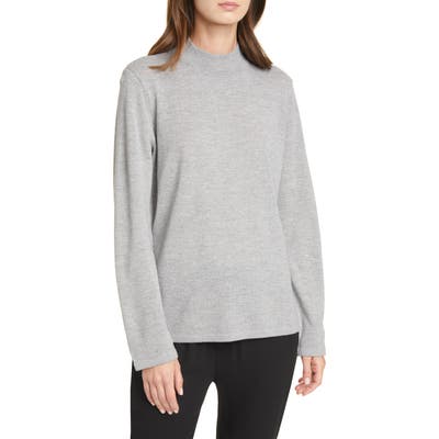 Eileen Fisher Mock Neck Wool Sweater