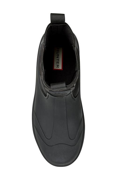 Hunter Lorde Waterproof Chelsea Boot In Black