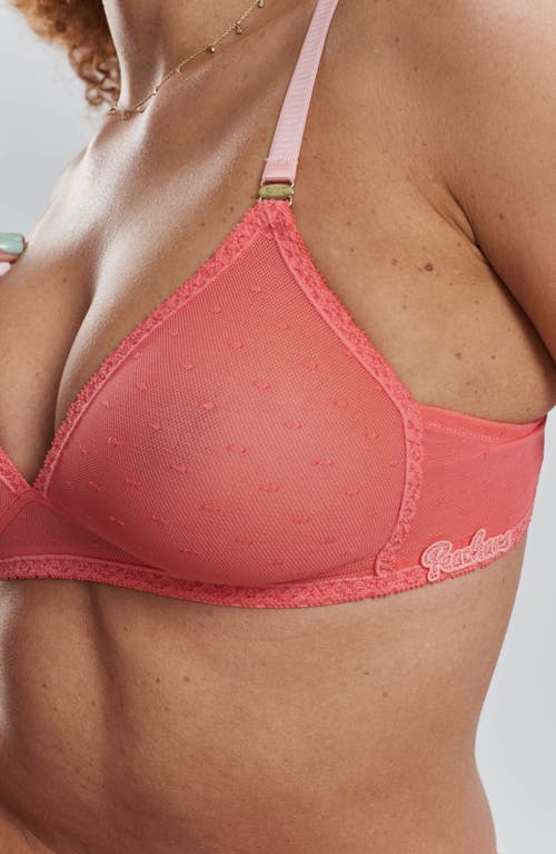 Peachaus Anthelia Recycled-tulle Soft Bralette In Canyon Peach