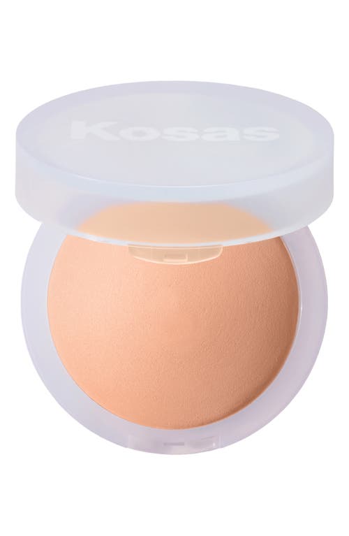 Shop Kosas Cloud Set Baked Setting & Smoothing Powder In Sheer Brightening Peach