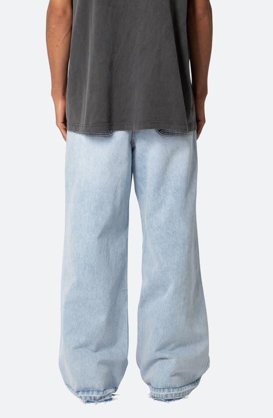 MNML MNML BAGGY RAVE RIPPED WIDE LEG JEANS