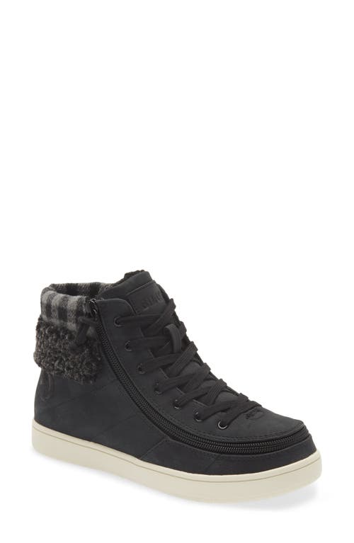 BILLY Footwear Billy High Top Sneaker II in Black /Charcoal