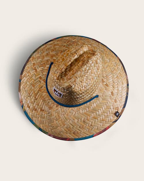 Shop Hemlock Mariner Straw Lifeguard Hat In Saltwater Fish