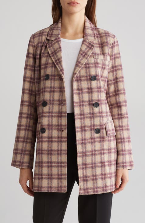 Pattern Boyfriend Blazer