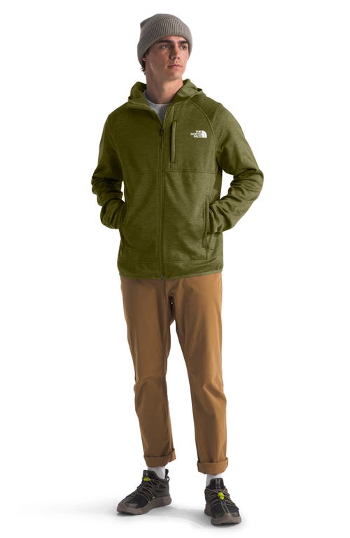 Shop The North Face Canyonlands Hooded Jacket In Forest Olive Heather