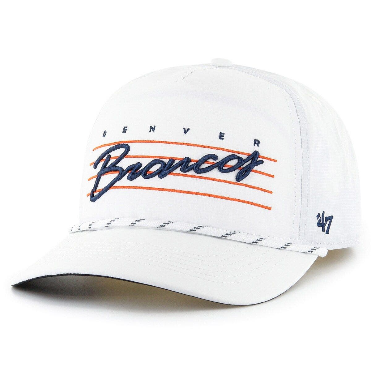 47 Men's Denver Broncos Navy Clean Up Adjustable Hat